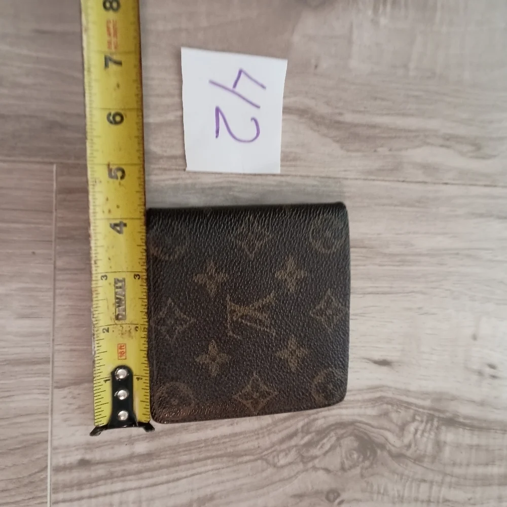 LV Louis Vuitton Monogram Bi-Fold Portefeuille Marco Men’s Wallet
